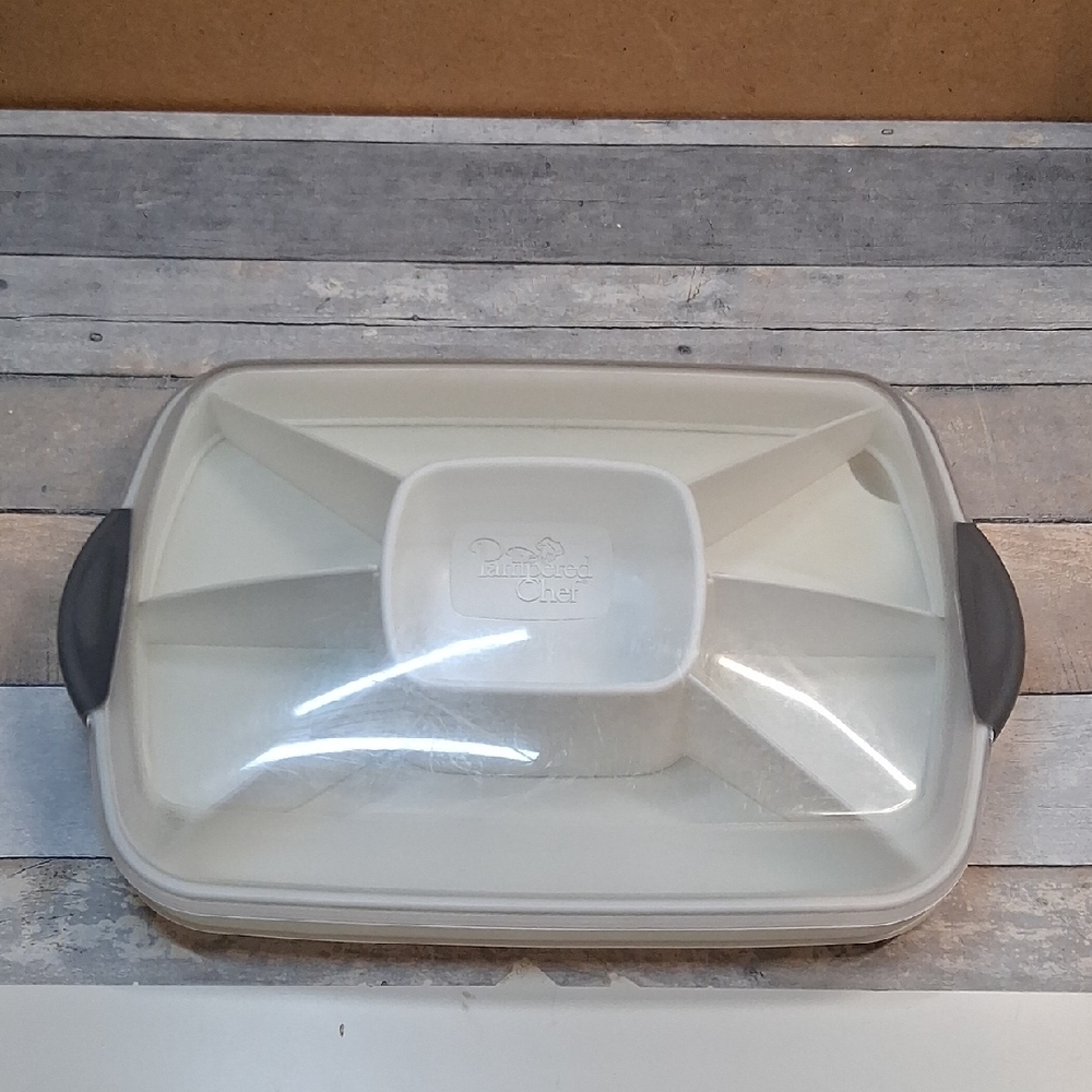 Pampered Chef Chillzanne Rectangle Server  #4